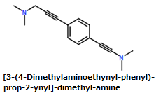 CAS#[3-(4-Dimethylaminoethynyl-phenyl)-prop-2-ynyl]-dimethyl-amine
